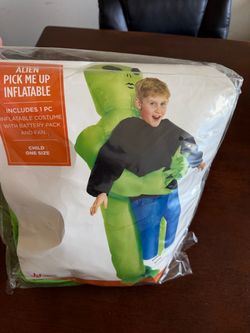 Morph Alien Pick Me Up Inflatable Costume Child Size - Used Once