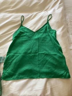 Zara green Tank Top S