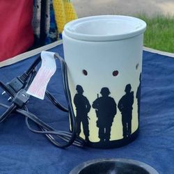 Military theme Scentsy wax warmer