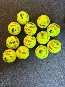 12-New Trump “Rocks” USSSA Classic M Slowpitch Softballs 12 Inch