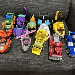 Paw Patrol Vehicles And Figurines Lot