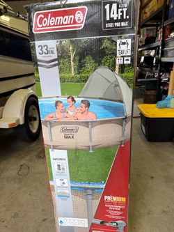 14’ 33”deep Coleman Pool