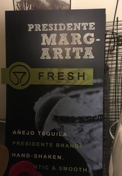 FREE! Margarita 6 foot signage