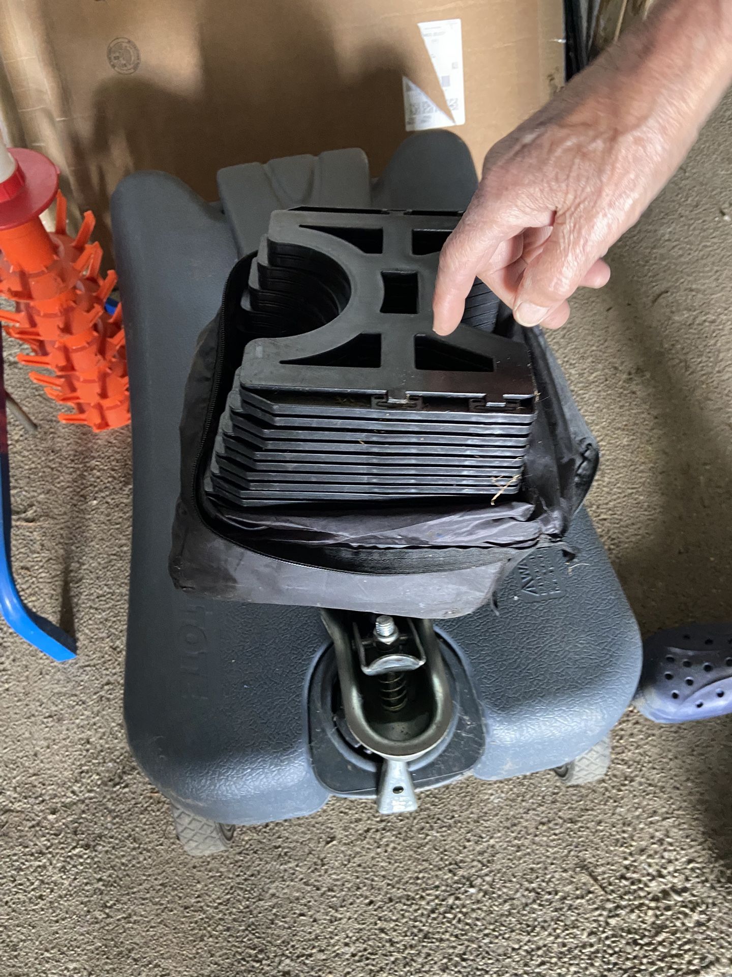 RV Sewer Hose Support