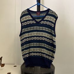 Men’s Vintage Sweater Vest Size L