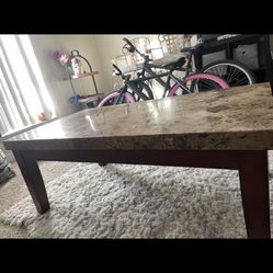 Real stone coffee table 