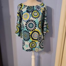 Womens Small Tunic Blouse 