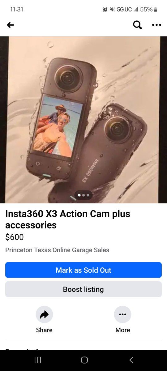 Insta360 Action Cam Plus Accessories 
