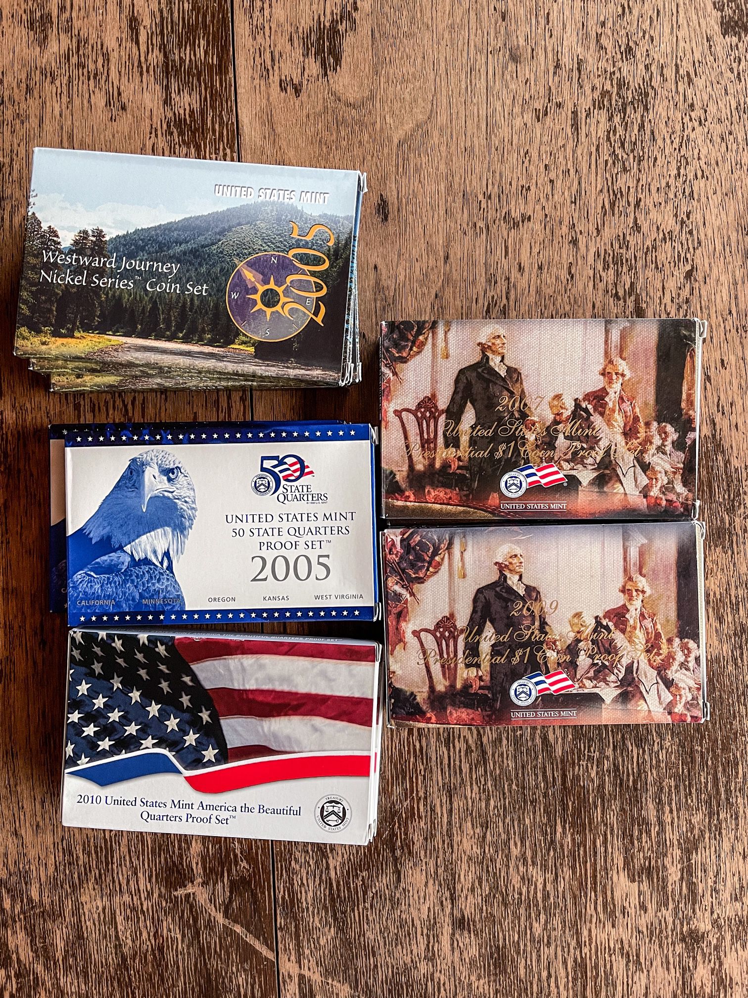 United States Mint proof sets and coin sets