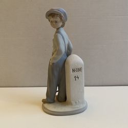 Lladro “The Wanderer” Figurine 5400 RARE Matte Style NOT Glossy | 1986 Boy Hobo