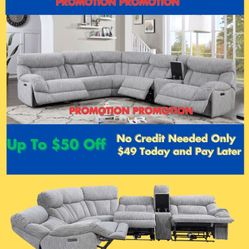 🔥Brand New Power Reclining Livingroom Couches 💥Only $49 Today And Pay Later With Or Without Credi 💥 