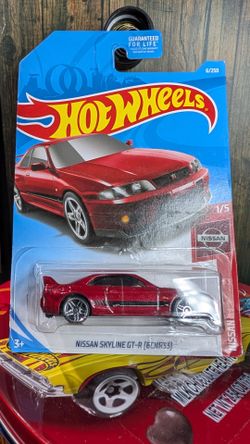 HOT WHEELS NISSAN SKYLINE GT-R R ( BCNR33)
