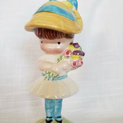 Beswick Girl with Spring Flowers