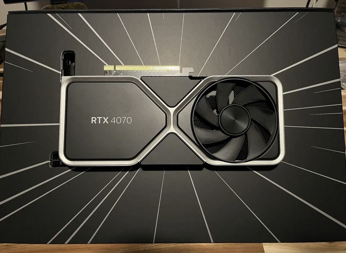 Nvidia GeForce RTX 4070 Founders Edition 12GB Graphics Card