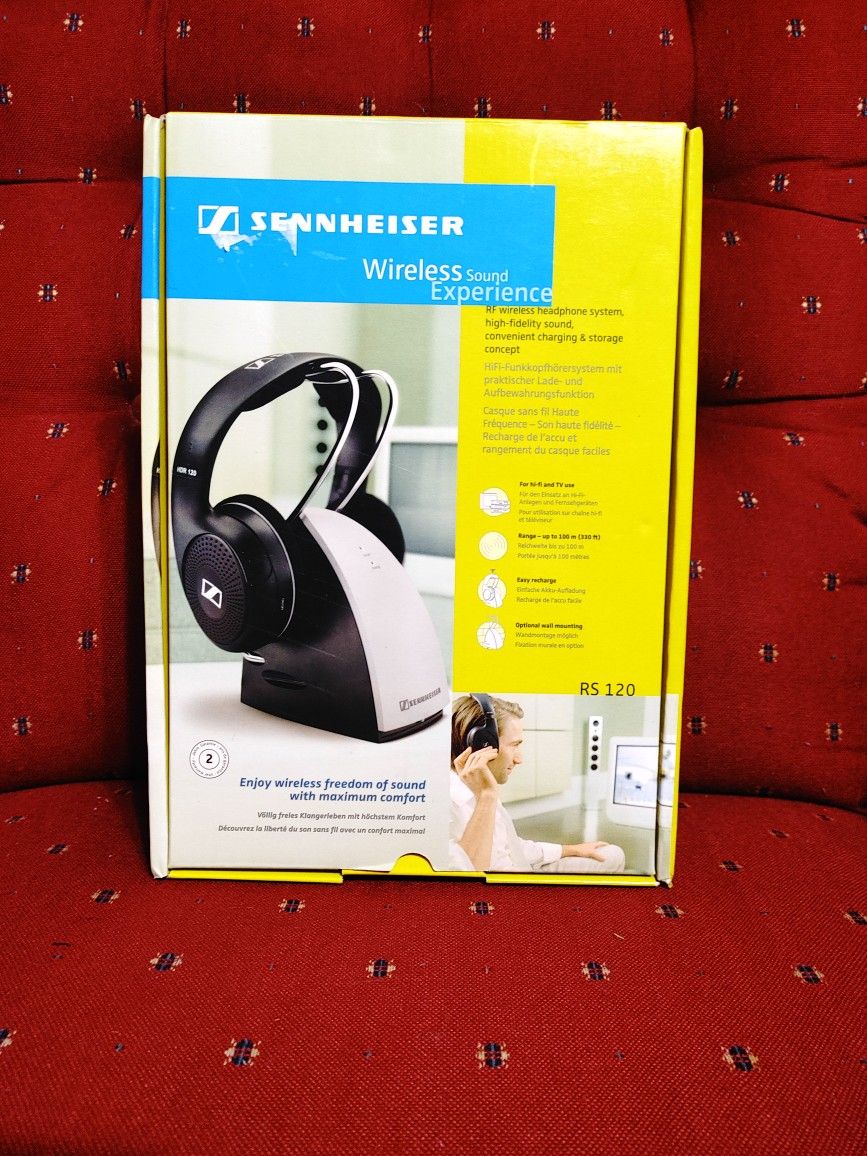 Sennheiser RS-120 Wireless Headphones, Open Box