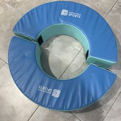Modern-Depo Exercise Gym Mat 31.5" Diameter Kids Foam Gymnastics Mat, Bridge Design
