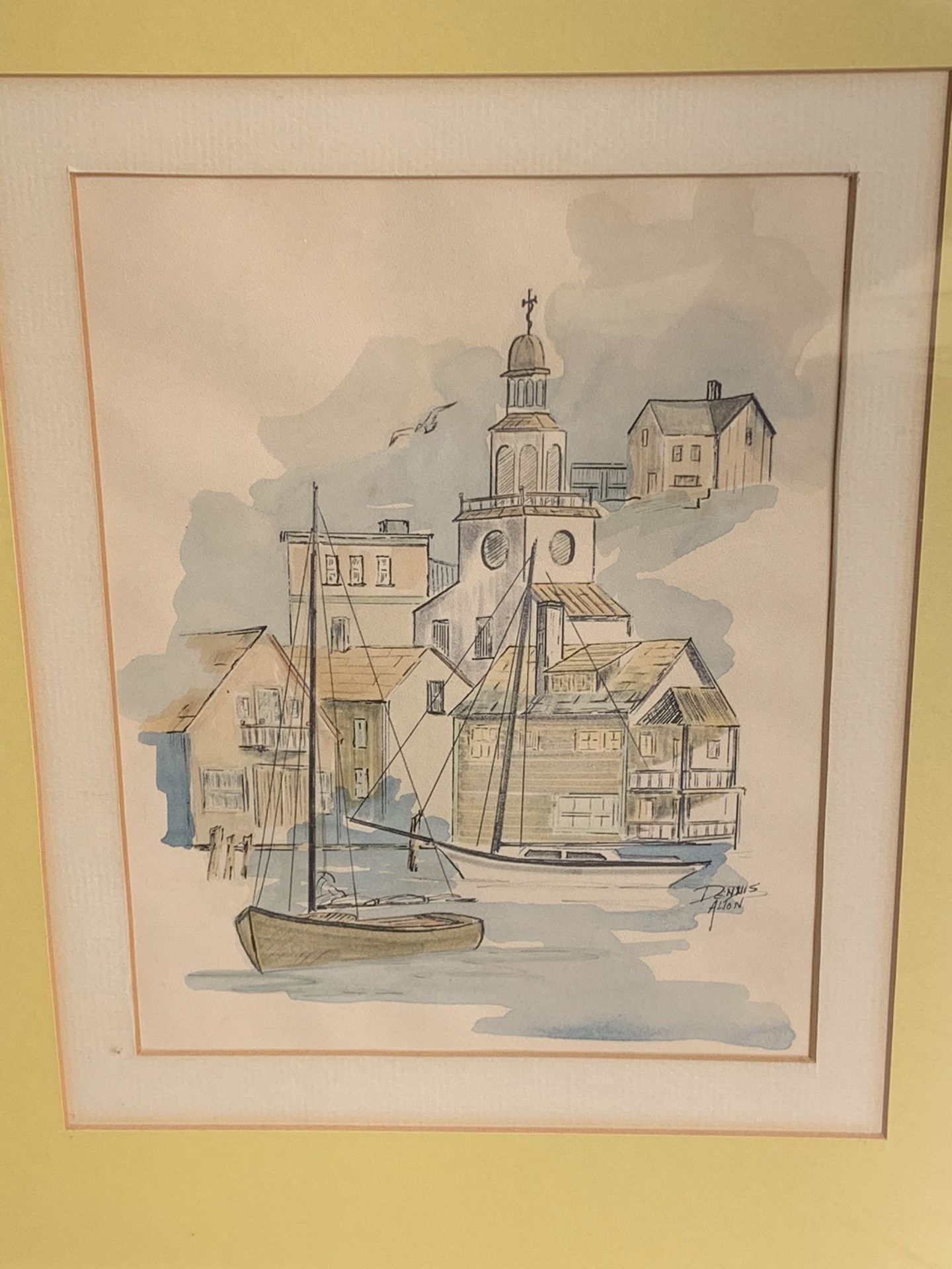 Seascape Art Dennis Alton Vintage Print 65/100