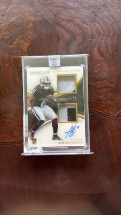Ashton Jeanty Immaculate RC Double RPA