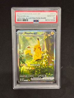 Pikachu #276 Ascended Heros PSA 10 Forest Pikachu