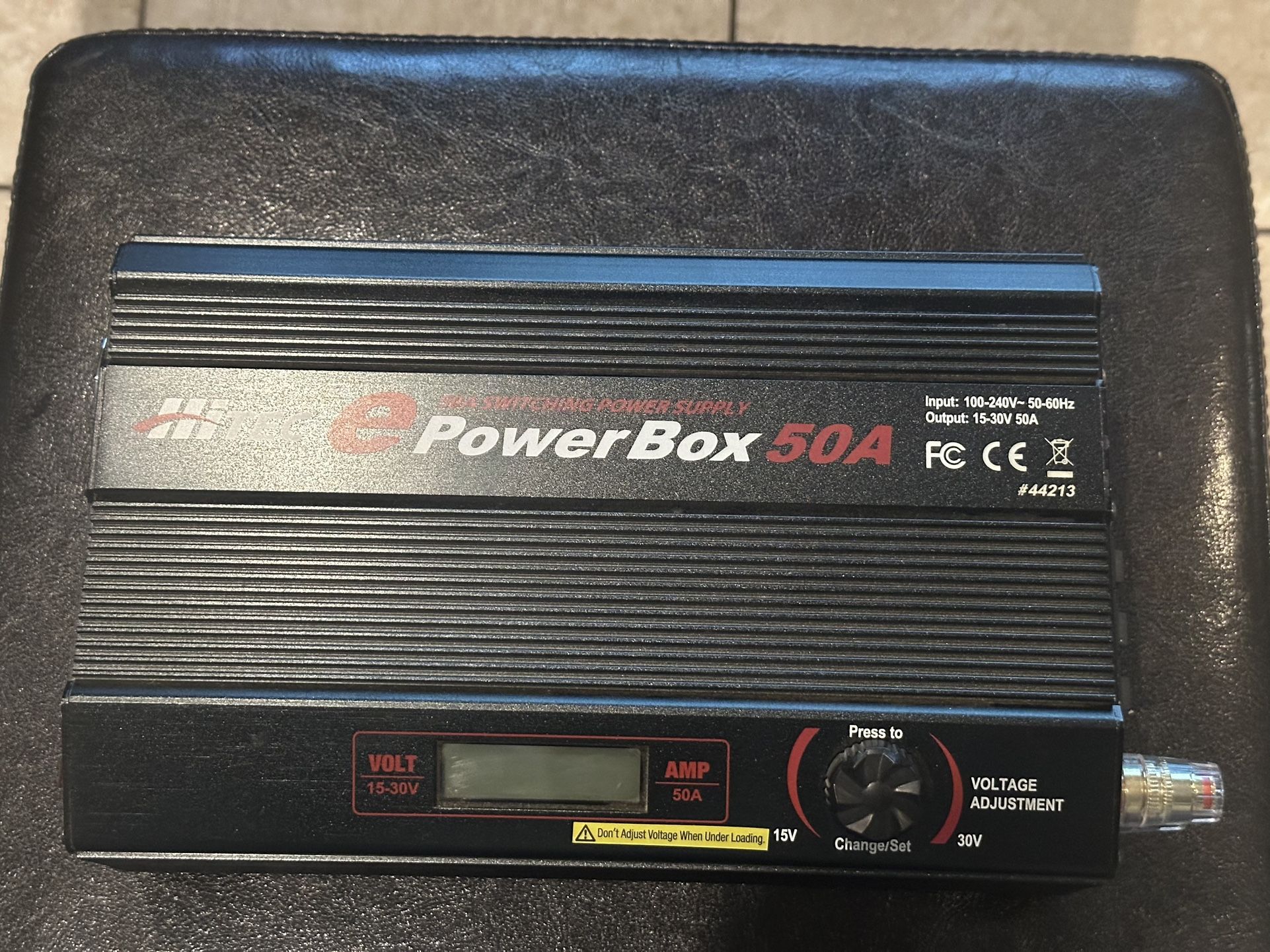 Hitec E Power Box 50A Switching Power Supply