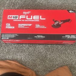 Milwaukee M18 Fuel 4-1/2 /-6 Braking Grinder Paddle Switch