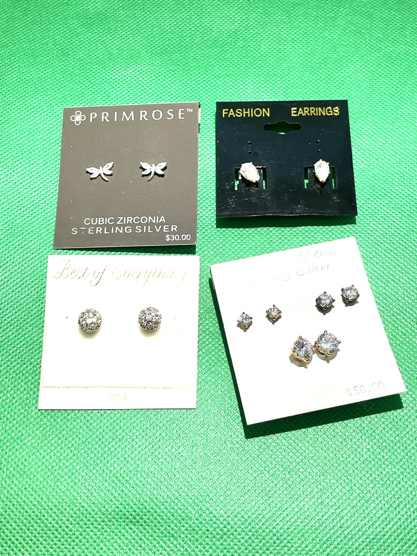24k/Sterling Pierced Earrings