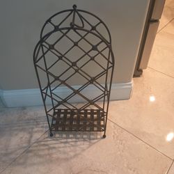 10 Bottle Wine Rack. Arthur Umanoff Style