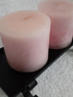 Pink Candles (Pair)