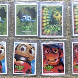 1998 McDonalds Bugs Life Sets Of 4 Cards 