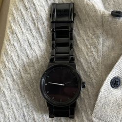 Nixon Black Metal Watch