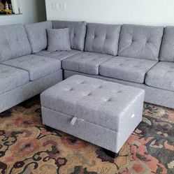 Sectional Sofa With Ottoman Storage New