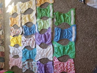 Cloth diapers. Bum Genius, Momgaroo misc.