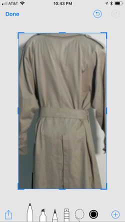Burberry authentic xl large tan trench coat