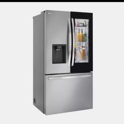 LG LRFOC2606S 26 cu. ft. Smart InstaView Counter-Depth French Door Refrigerator