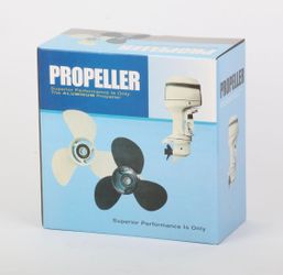 White 13 5/8x13 Aluminum Boat Outboard Propeller fit for Yamaha Outboard 50-130hp 15 Spline Tooth
