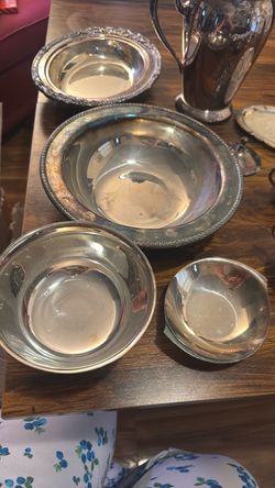 Various Silver-Plated Serving items