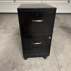 2 Drawer File Cabinet (No Keys )