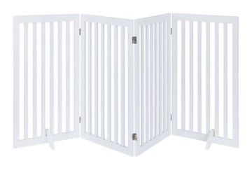 Brand New 4 Panel 36"H by 80"W Freestanding Solid Wood Pet Dog Gate