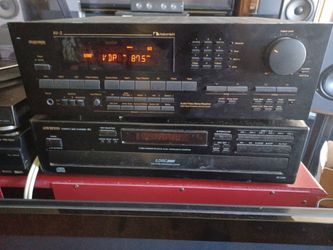 NAKAMICHI AV-2 RECEIVER AND ONKYO DX-C220 6 DISCS CD PLAYER,SONY TURNTABLE $600 FINAL PRICE READ DESCRIPTION
