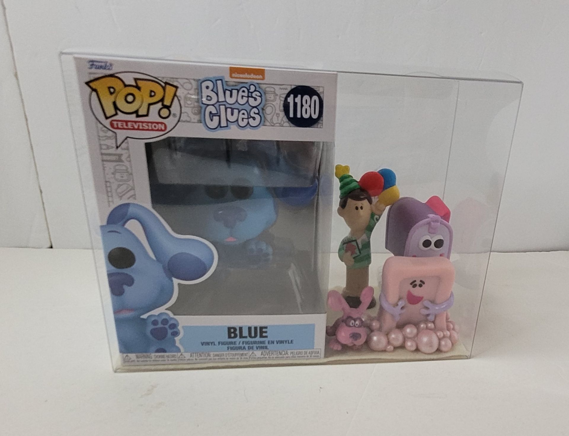 NICKELODEON BLUE'S CLUES: Funko Pop! Television #1180 BLUE / (4) Four Toys, mini figures