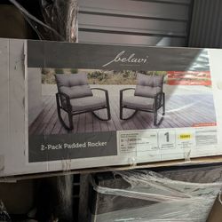 Padded Rocker 2pc Set New