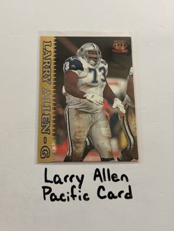 Larry Allen Dallas Cowboys Hall of Fame Guard Pacific Card.