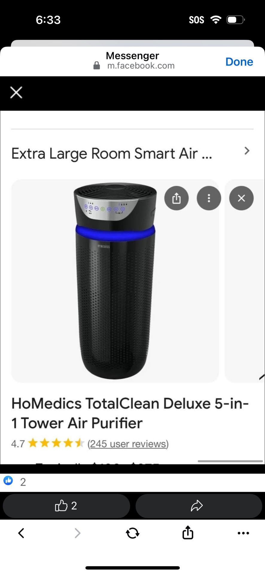 HoMedics Total Clean Delux 5in1