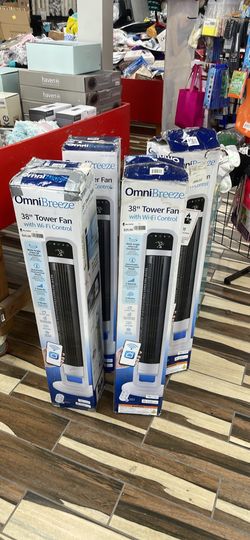 OmniBreeze 38 inch tower fan with WiFi