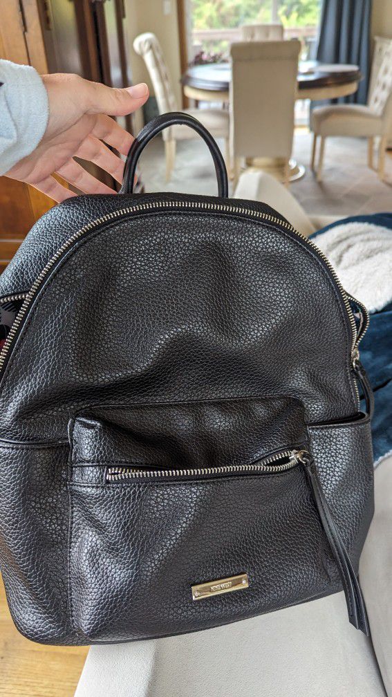 ninewest leather backpack 