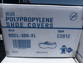 Shoe Covers 300 Xl Pieces New In The Box 