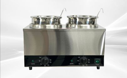 NSF Countertop Soup Warmer Two Flavor FZ-042A