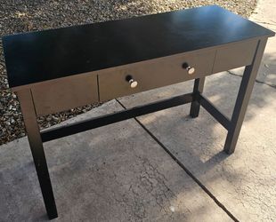 Black Wood Buffet Table