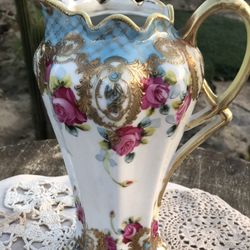 Early 1900s Nippon Hand Painted Chocolate Pot