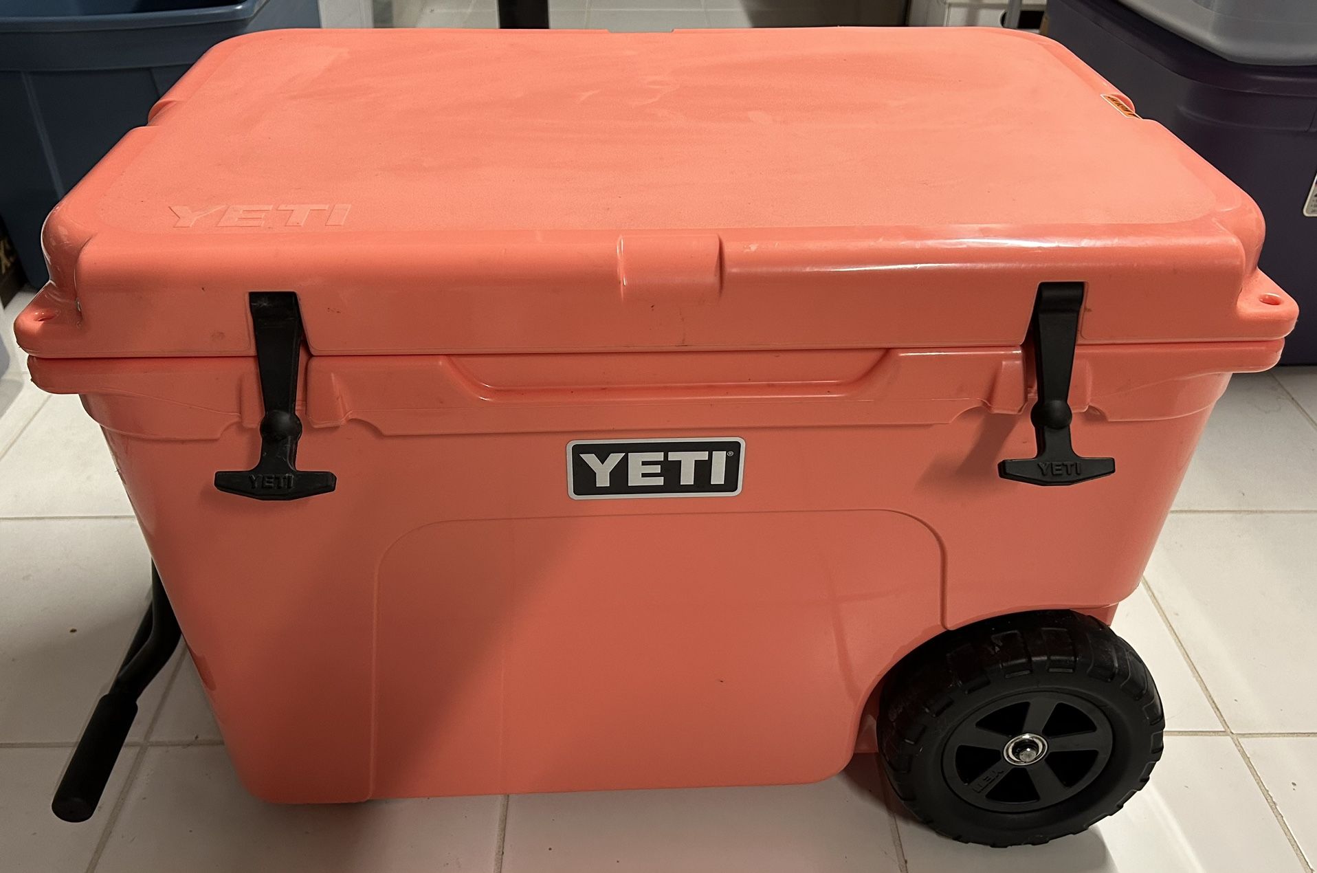 Yeti Tundra Haul Cooler Limited Coral Color